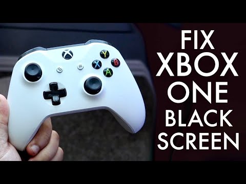 How To FIX Xbox One Black Screen Of Death!