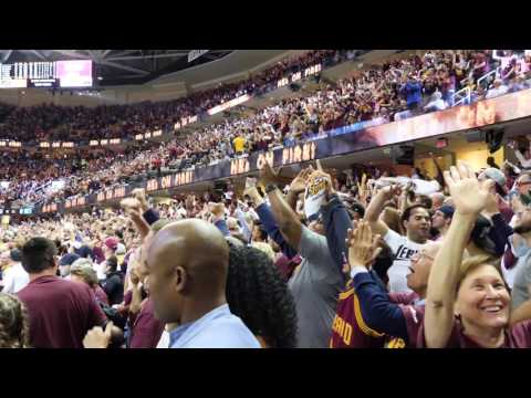 Reaction at the Q as Kyrie Irving hits 3-pointer to end the third quarter in Game 4 against Celtics