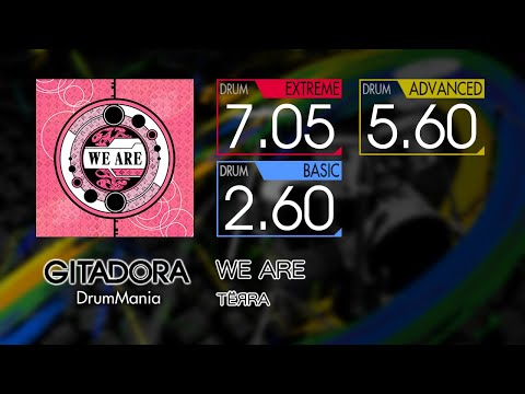 【GITADORA】 WE ARE (EXTREME ~ BASIC) Drum