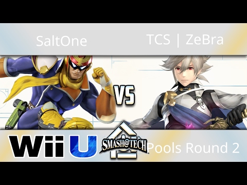 Smash@Tech 3/18/17 - SaltOne (Captain Falcon) vs TCS | ZeBra (Corrin) - Smash 4 Pools Round 2