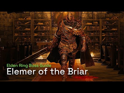 How To Defeat Elemer of the Briar (Bell Bearing Hunter) - Elden Ring Boss Gameplay Guide