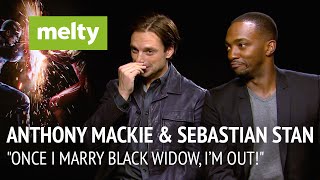 Anthony Mackie & Sebastian Stan Interview: "Once I Marry Black Widow, I’m Out!"