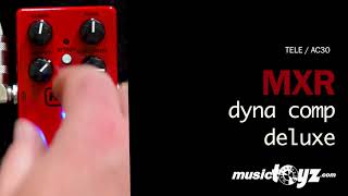 Video thumbnail for MXR® Dyna Comp Deluxe Guitar Compressor Effect Pedal by musictoyznetwork
