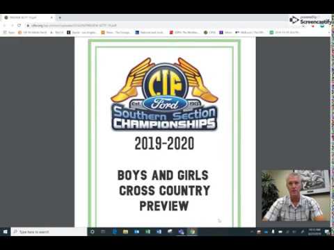 CIFSS Boys & Girls Cross Country Season Preview