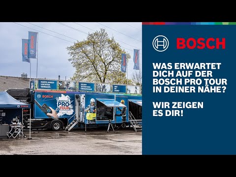 Die Bosch PRO Tour in deiner Nähe: Rundgang und Highlights mit Sandro – Für Profis. Von Profis.