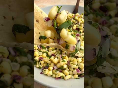 Copycat Chipotle Chili Corn Salsa 🌶️ #cornsalsa