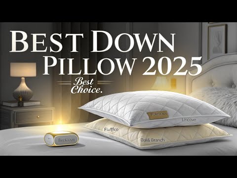 Top 5 Best Down Pillows 2025 💤 | Luxury Comfort Tested & Reviewed