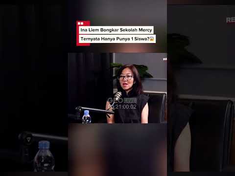 Ina Liem Bongkar Ternyata Sekolah Mercy Hanya 1 Siswa! #mercy #gibran #prabowo #jokowi #roysuryo