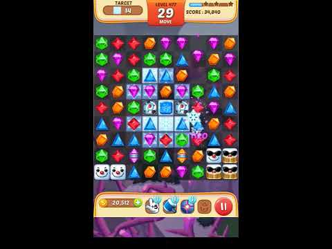Jewel Match King Level 477 - Walkthrough ( No Booster )