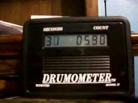 1100 on Drumometer (prep. for WFD Summer 2007)
