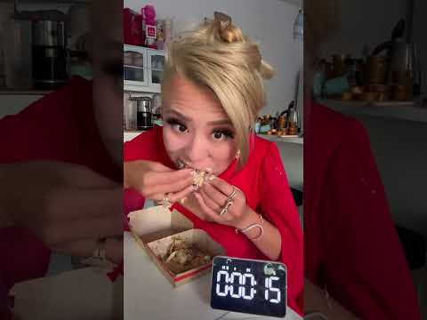 Big Mac Challenge under a Minute? #rainaiscrazy