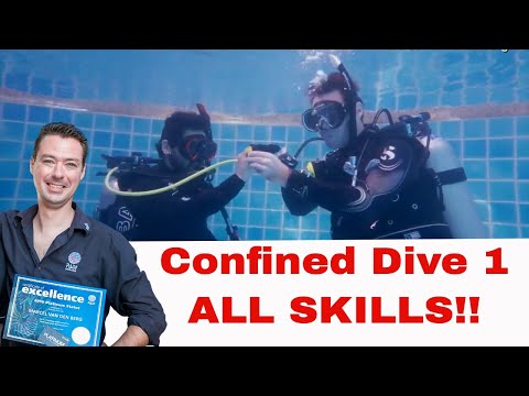 PADI Confined Water Dive 1 Skills - PADI Open Water Diver Course