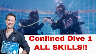 PADI Confined Water Dive 1 Skills - PADI Open Water Diver Course