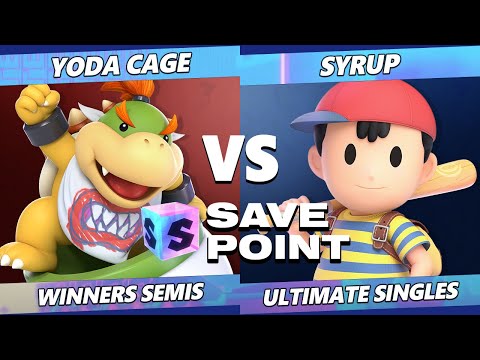 Save Point 2 Winners Semis - Yoda Cage (Bowser Jr.) Vs. Syrup (Ness) SSBU Ultimate Tournament