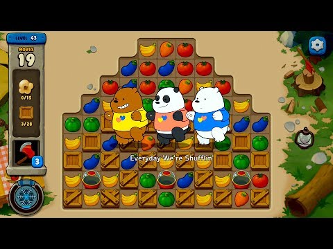 We Bare Bears Match3 Repairs & Gameplay Walkthrough level 40 - 43