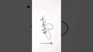 Natania Name Signature Style | Natania Unique Signature | N letter Style #signature #art #artist