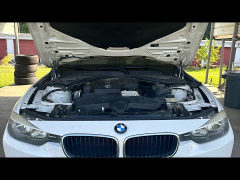 How to open the Hood of a 2015 BMW 3 Series 328i / Como abrir el capó, cofre de un 2015 BMW 3