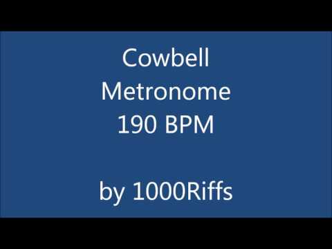 Cowbell Metronome 190 BPM