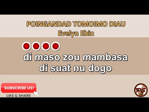 POINGANDAD TOMOIMO DIAU Evelyn Ebin with Lyrics #evelynebin
