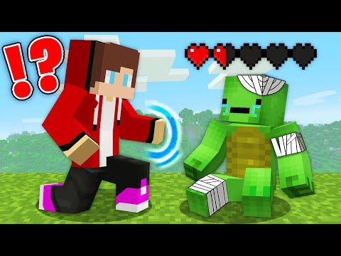 Water Bucket - Minecraft Video - JJ helps a HURT MIKEY in Minecraft! - Maizen