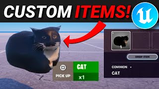 Creating CUSTOM ITEMS in Fortnite UEFN/Scene Graph! (Beginner's Guide)