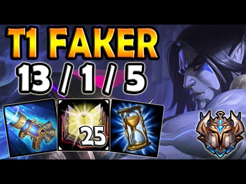 T1 Faker SYLAS vs SYNDRA [ Quadrakill ] Patch 10.15 Ranked Korea ✔️