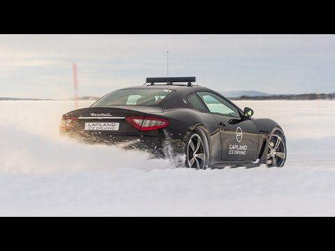 Conduite sur glace : on a piloté une Maserati GranTurismo sur un lac gelé