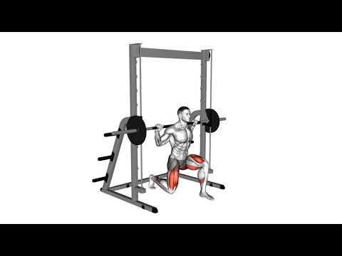 Exercice Fentes statiques à la Smith Machine