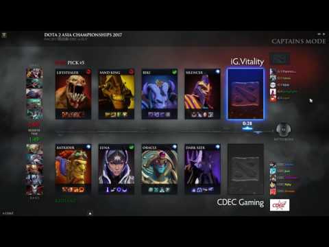 CDEC vs IG.Vitality Game 1 - DAC 2017