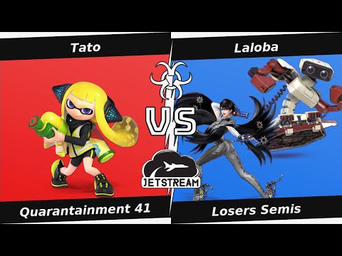 Quarantainment 41 Losers Semis - Tato (Inkling) Vs. Laloba (Bayonetta, ROB) Smash Ultimate - SSBU