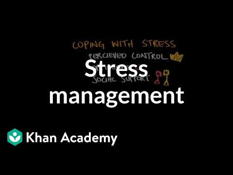Stress Management Video Stress Khan Academy