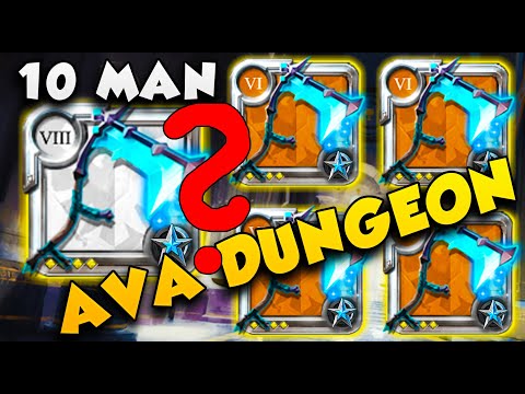 10 Man Ava Dungeon BUT everyone is on Crystal Reaper 💀 | Albion Online