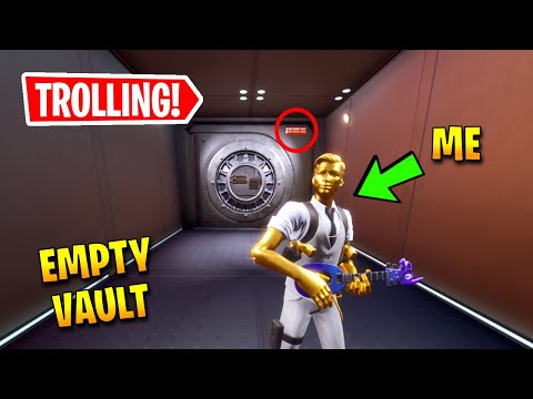 Inside The Vault Trolling Other Players In Fortnite