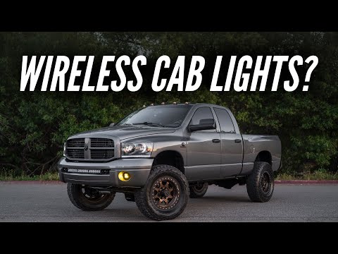 Wireless, No Drill Cab Over America Cab Light Install and Review