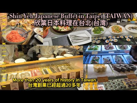 Shin Yeh, um dos melhores buffets japoneses em TAIWAN há mais de 2 décadas