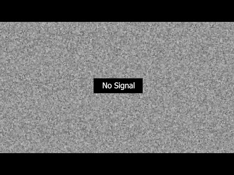 [8 Hours] No Signal - Old TV Static Screen Sound Effect - White Noise - For Sleeping, Studying