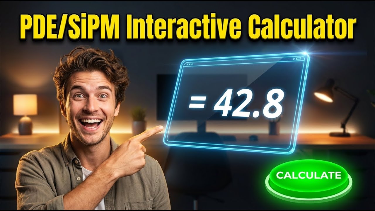 PDE/SiPM Interactive Calculator