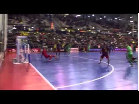 Gol de Rafa Usín (4-2) en el FC Barcelona Lassa - Magna Gurpea. Cuartos Copa de España