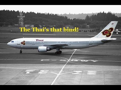 Thai Airways International A300-600's (HS-TAH) history in less than 5 minutes