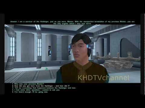 Kotor 2 TSLRCM 1.8.1 Walkthrough part 2 - HK-50 ( Dark Side Male )