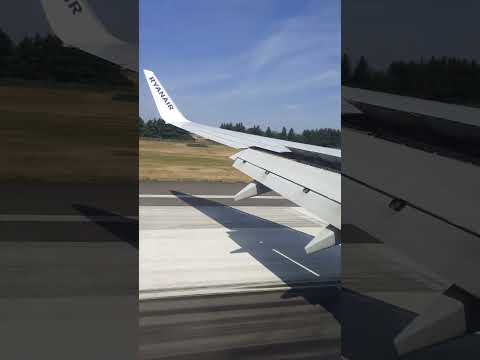 Pouso suave, mas desaceleração brusca no aeroporto de Edimburgo!