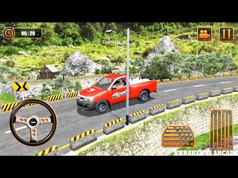 Offroad PickUp Driver Cargo Duty: Red PickUp Driving Simulator Stage 1-10 | Android GamePlay 3D