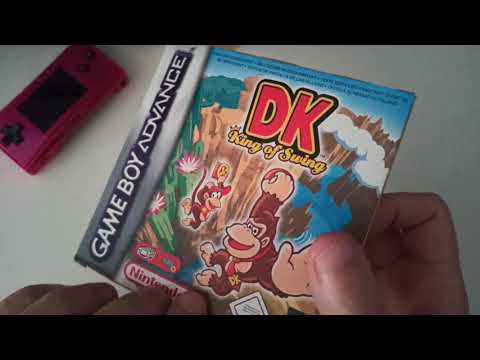 Donkey Kong King of Swing Unboxing & Gameplay GBA