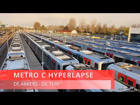 [Hyperlapse] Metro Rotterdam, line C, De Akkers - De Terp in 9 minutes!