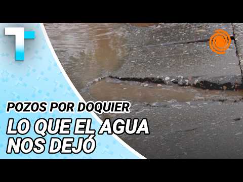El estado de las CALLES de la ciudad de Córdoba después de la LLUVIA