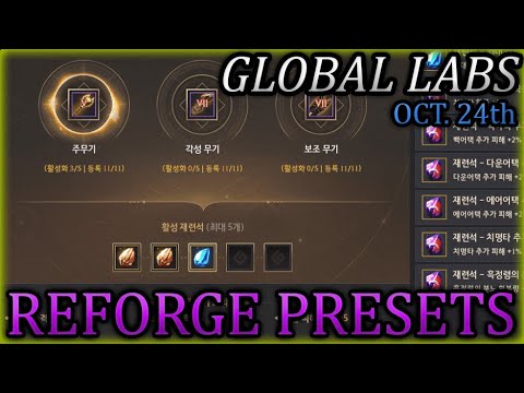 Weapon Reforge Presets, Maid Waifu and Quality of Life stuff | BDO Glabs Patch
