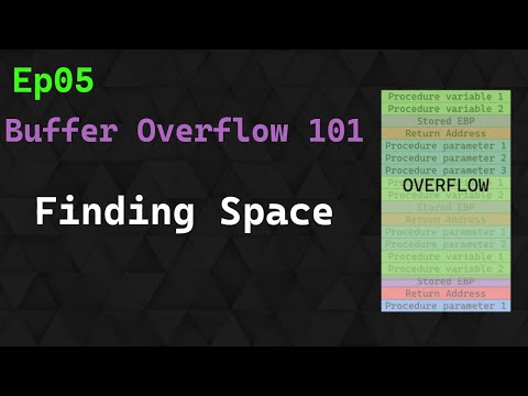 Buffer Overflow 101: Ep 5 - Finding Space