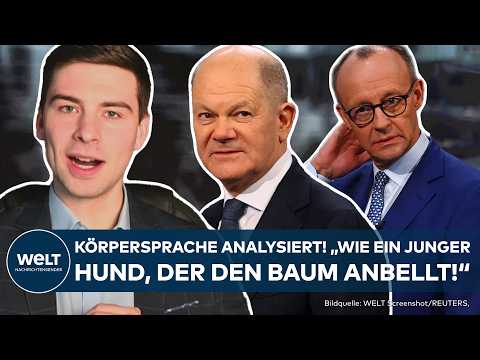SCHOLZ GEGEN MERZ: Körpersprache-Analyse der Kanzlerkandidaten! "Ein Hund, der den Baum anbellt"