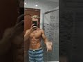 Young bodybuilder posing