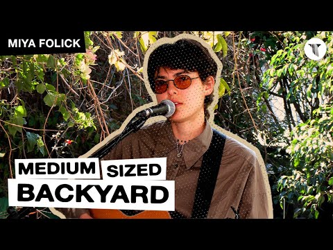 Miya Folick Performs in the Medium Sized Backyard